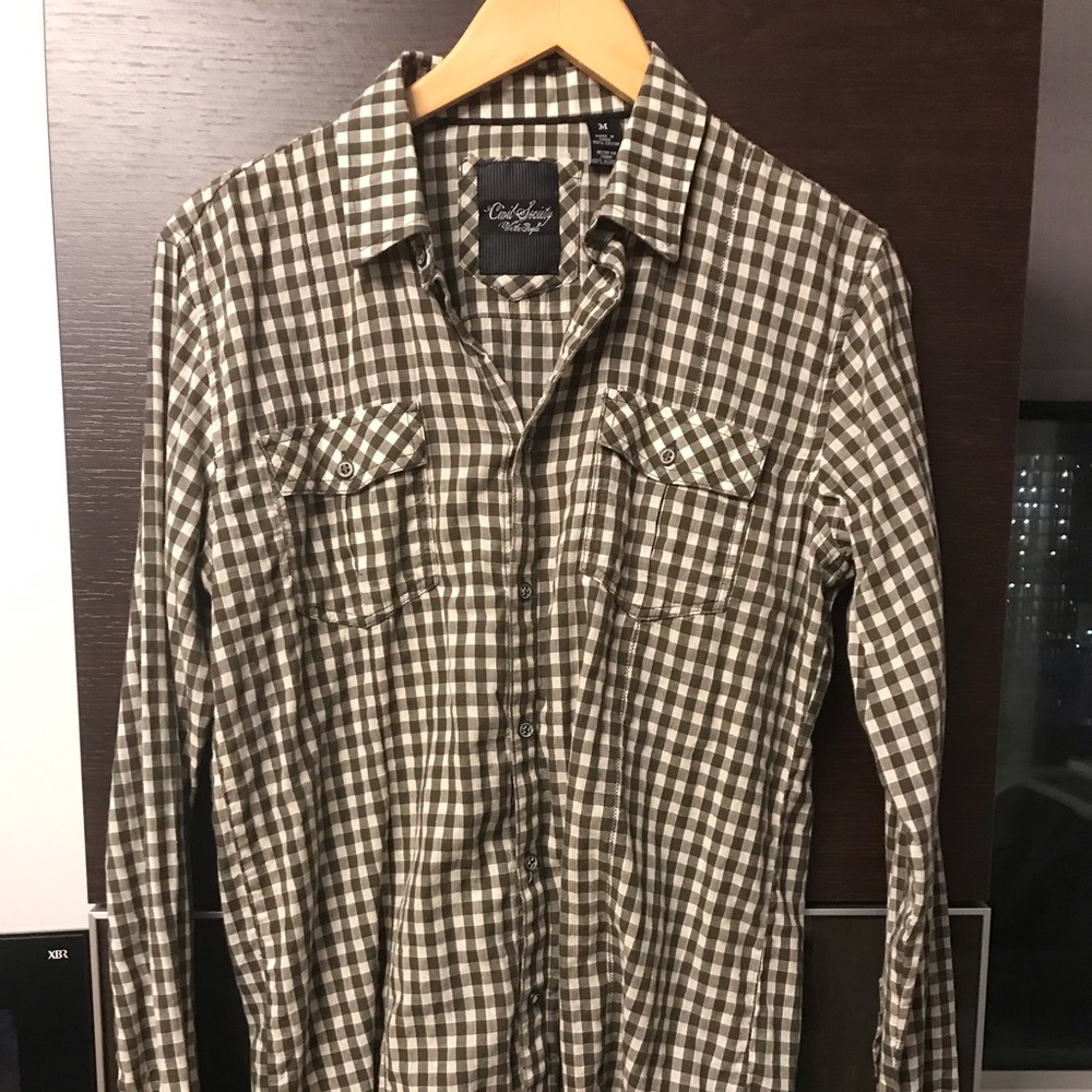 100% cotton mens collard shirt by Civil Society